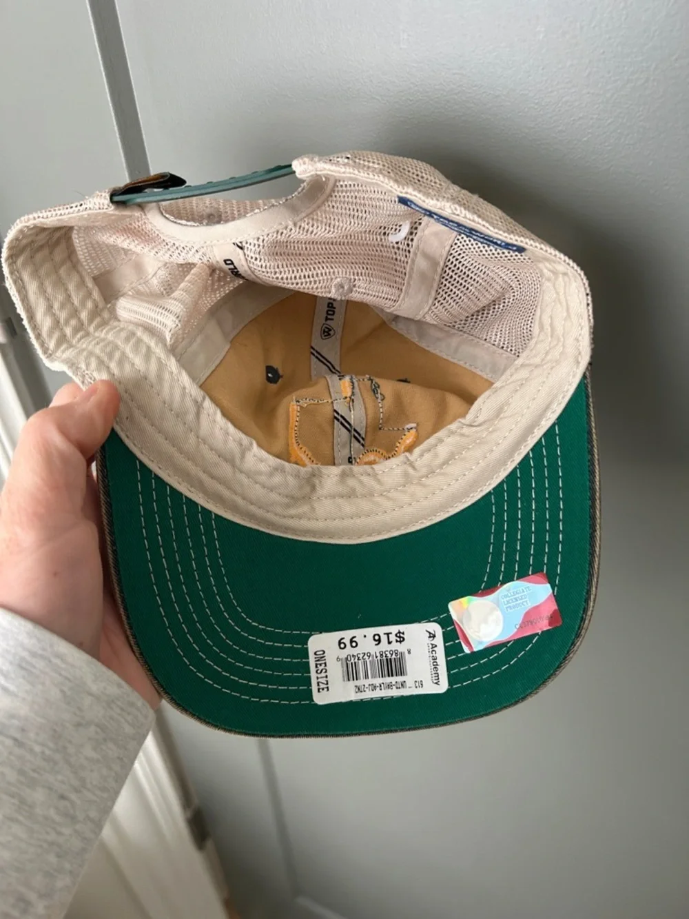 Top of the World Black and Tan Baylor University Trucker Hat
